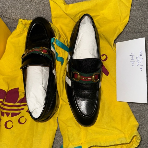 Gucci Black and White Loafers - Picture 2 of 3